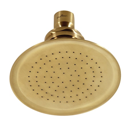 Kingston Brass Brass Shower Head, Brushed Brass P10SB